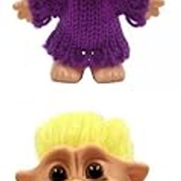 bnf® 2X 4 Inch Vintage Tiny Troll Dolls Colored Hair s Toys Hair | TV Movie & Character Toys-image-20