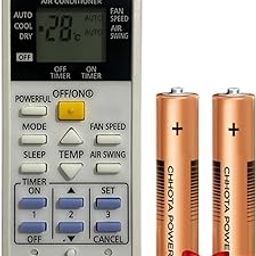 Original Panasonic AC Remote Compatible Includes 2 AAA Batteries | Replacement for Panasonic Air Conditioner Remote | Exactly Match Previous Remote with Main Image (AC-29C)-26