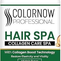 ColorNow Professional Hair Spa Collagen Care Spa – Collagen Boost Formula for Deep Nourishment & Elasticity Restoration – 1000ml for All Hair Types-image-54
