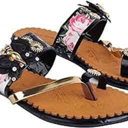 Women Comfortable & Stylish Everyday Footwear, Lightweight & Durable, Flat Fashion Sandals, Smart Casual Platform Heel Fashion Sandal-image-61