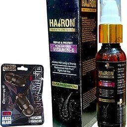 HAIR ON SERUM 60ML REPAIR & PROTECT WITH NATURAL VITAMIN -E/MAKES HAIR LONG & STRING PACK OF 1 FREE EAR PHONE-image-33