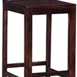 Genuine Decor Sheesham Wood Bar Chair – Stylish Backless Stool for Restaurants, Bars, Kitchens, Cafes, and Counter Seating-1