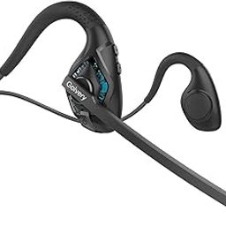 Golvery Latest Bluetooth 5.3 Headset w/DSP Noise Canceling Boom Microphone & Mute for Cellphone, Lightweight Comfort Open Ear Wireless Headphones for PC Laptop Office Meeting Home Working, 10H-image-44