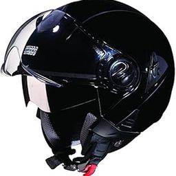 Studds Downtown Cycling Open Face Helmet (Black, Large)-image-12