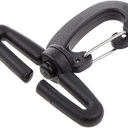 calandis Black Nylon Swivel Snap Hook Clip Backpack Bag Webbing Buckle 50mm-picture-22