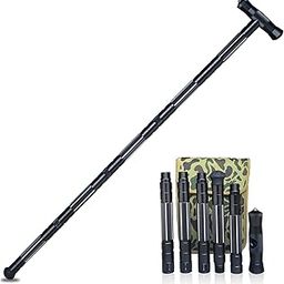 Autuveen Trekking Poles Hiking Stick for Travel Walking,Portable Walking Sticks Outdoor Multitool Camping Gear for Men Women-image-34