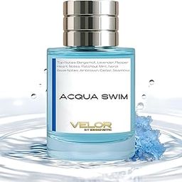 Velor By Essenstic Eau De Parfum for Man & Woman | Long Lasting Fresh Aquatic Fragrance | Premium Luxury Perfume | Everyday Use Scent | Ideal Gift for Him & Her - 30ml (Acqua Swim)-image-22