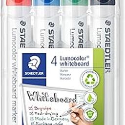 Staedtler Lumocolor 351 WP4 Bullet Tip Whiteboard Marker - Pack of 4 (Assorted)-31