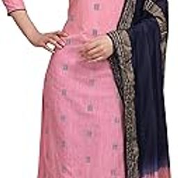 Cotton Jacquard Butti Kurta Pant and Viscose Dupatta Set for Women-image-35
