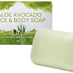 For-ever Aloe Avocado Face and Body Soap Bar with Citrus Scent, 142g-48