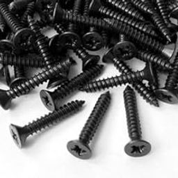 Met Craft Black Oxide Finish Phillips Drive Dry Wall Screws for Fixing Wood, Plywood, Pasterboards - 25 mm, Pack of 1000 Pcs Framing Nail (1 Inch,Black)-29