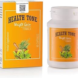 Health Tone Ayurvedic Weight Gain Capsule 90 Capsules (100 G),1 Count-25