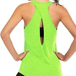 ICTIVE Womens Cross Backless Workout Tops for Women Racerback Tank Tops Open Back Running Tank Tops Muscle Tank Yoga Shirts-image-27