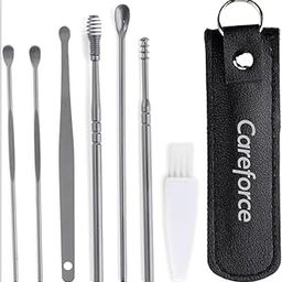 LEMINTX Professional Ear Wax Removal Tool Kit, 6-Piece Stainless Steel Ear Cleaner Set with Storage Case-image-16