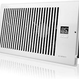 AC Infinity AIRTAP T6 Silent Register Booster Fan with Thermostat Control Heating Cooling AC Vent. Fits 6" x 12" Register Holes-image-15