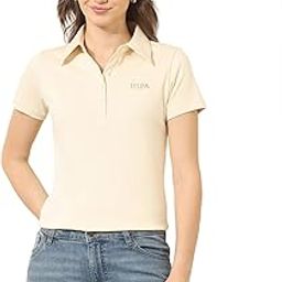 Women's Solid Regular Fit Polo Shirt-image-50