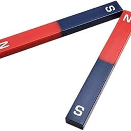 VISCI Bar Magnet 3 Inch For Physics Experiment N/S Bar School Magnet Pole Teaching Educational Toys for Children. (Pack of 1)-16