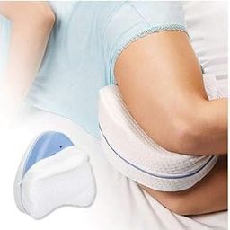 Sleeping Memory Foam Support Pillow - Smoothing Pain Relief for Sciatica, Back, HIPS, Knee, Joints and Pregnancy Leg Cushion with Washable Cover Leg Foot Support Pillow-17