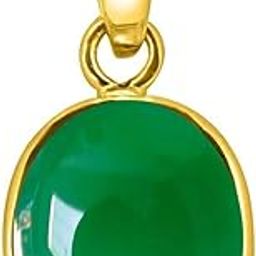 3 to 12.50 ratti Green Onyx Stone ashthdhatu Pendant Green onex Gemstone Natural Certified by GLI for Unisex-17