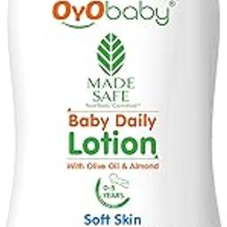OYO BABY Baby Lotion for New Born Babies - 200ml with Olive Oil & Almond | Gentle Baby Lotion for Baby's Soft Skin | Body Lotion for Kids | Hypoallergenic, No Sulphates, No Parabens-image-20