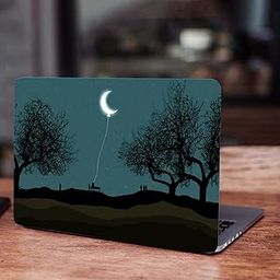 AKARSHNAM - Half Moon Creative Quotes Scratch-Free Vinyl Laptop Skin/Sticker for 15.6inch/14inch Laptops [Size -11x16inch, Customizable"] 54-image-1