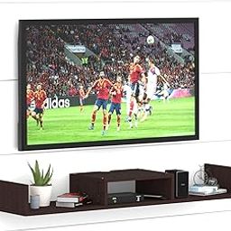 Anikaa Finn Engineered Wood Wall Mount TV Unit/TV Stand/Wall Set Top Box Stand/TV Cabinet/TV Entertainment Unit (Wenge)(Ideal for Upto 40")(D.I.Y)-11