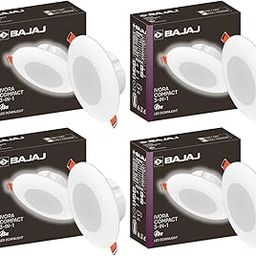 Bajaj Ivora Compact Downlight 3-in-1 CCT | 3W LED Downlight | for Smaller Spaces | Long Life of 25000 Hours (Multi CCT, Pack of 4)-image-22