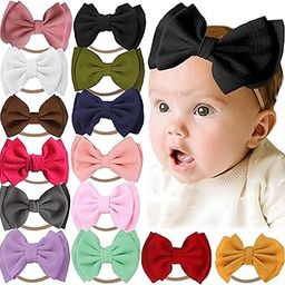 Bembika Bow Headband For Baby Girl Hair Accessories For Girls Baby Headband For Girls Black-image-20
