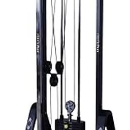 LET'S PLAY Dual Pulley Cable Crossover Machine for Home Gym, Single Weight Tower with Iron Weights, Alloy Steel Frame, 680 kg Capacity-image-50