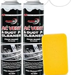 OBEROI'S TRADERS Combo of Car AC Vent & Duct Cleaner Foam Spray with Long No-sal Pipe For Vehicle Interior & Home AC Cleaning (1200) ml-0