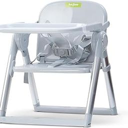 Baybee Snuglo Premium 2-in-1 Baby Desk & Feeding Chair for Kids | Convertible Toddler Chair with Tray, High Backrest & Safety Harness | Study & Meal Chair for 6 to 36 Months (Grey)-image-28