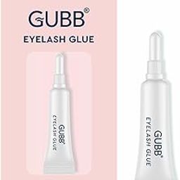 GUBB False/Fake Eyelash Glue Transparent Waterproof Eyelashes Extension Glue Adhesive - Natural Rubber Latex, Seamlessly Blend, Long Lasting & Durable-6