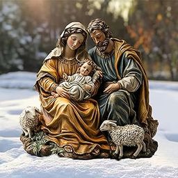 The Style SutraGarden Jesus Nativity Scene Stake 2D Xmas Yard Sign Stake for Festival Patio|Home & Garden | Home Decor| Plaques & Signs-image-73