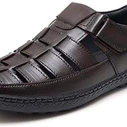 Men,s Genuine Leather Fisherman Sandals-picture-14