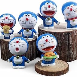 DECOR SPIRIT 6 Pcs Doraemon Action Figure Toy | Decorative Doraemon Toy Figure for Home, Desk and Table Decor | Car Deshboard and Cake Topper | Gift for Kids, Family & Friends | Set of 6 Pcs-image-53