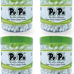 Paper Sticks Cotton Swabs (Pack of 4 jars) PET Jar-image-37