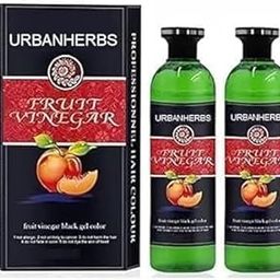 URBANHERBS Fruit Vinegar Hair Color Gel Natural Hair Color Dye for Black Hair Dye For Men and Women. (BLACK, 250ML)-image-84