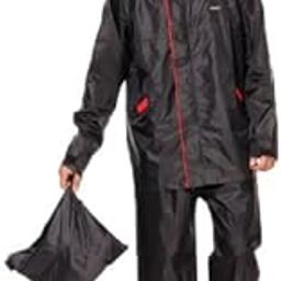 Men's Polyester Raincoat - Desire Suit (Black - L)-picture-31
