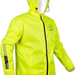 Rynox Unisex Adult H2Go Pro 3 Rain Standard Length Jacket I 15000mm Waterproof Nylon Shell | Motorcycle Riding Rain Jacket | Heat Sealed Seams | Drycore WR Zippers - Hi-Viz Green, Small-18