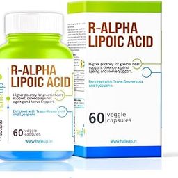 Alpha Lipoic Acid, 300 mg II Enriched with Lycopene & Resveratrol (60 capsules) || Healthy Liver || Heart || Blood Sugar & Potent Antioxidant-12