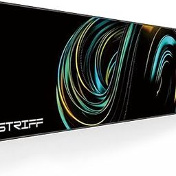 STRIFF Extended Size (800 mm x 300 mm x 2 mm) Gaming Mouse Pad| Stitched Edges| Non-Slip Rubber Base|Computer Laptop|Keyboard Mouse Pad for Office & Home (Universe)-24