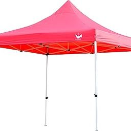 Malabar Trading Company Heavy Duty Foldable Gazebo Tent with 4 Side Open/Pop-up Canopy Tent for Garden and Promotional Activity, for Bike & Car Parking | 10x10 FT (Red)-image-11