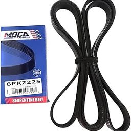 MOCA 6PK2225 Serpentine Belt for Dodge Ram 1500 / Dakota & GMC Cadillac & 1990-2007 Express 1500 3.7L 5.7L-image-3