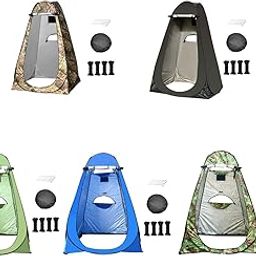 Privacy Tent Shelter for Single Person Shower Tent for Camping Hiking Picnic Brown Pattern|Sporting Goods | Outdoor Sports | Camping & Hiking | Tents & Canopies | Tents'-image-2