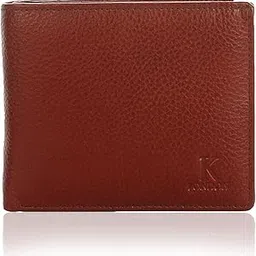 k london Genuine Leather Men's Wallet | Men's Leather Wallet for Everyday Use | Travel Friendly | Handcrafted - Durable Multiple Credit/Debit Card Slots (Brown)-picture-38