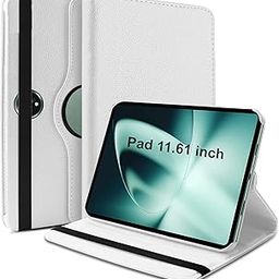 TGK OnePlus Tab Cover 360 Rotatable Smart Flip Case Cover for OnePlus Pad 11.61 inch 2023 (White)-image-81