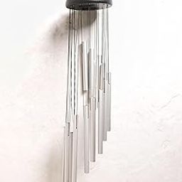The Spiritual Living Windchimes for Home Decor || Metal Windchime for Positive Vibes || Windchime for Home || Feng Shui Wind Chime for Good Luck || Windchime for Balcony || Silver II 10.8 Inch approx.-image-44