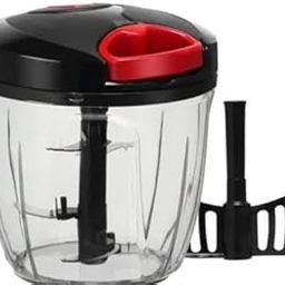 Trendy Jumbo Handy Vegetable Chopper, 900ml Pull Cord Technology, 5 Sharp Blades for Effortless Onion and Fruit Cutting-image-74