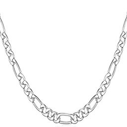 Chain for Men Boys Silver Neck Chains sachin Fashion jewellery Stainless Steel Long Platinum Necklace Mens chain boy Boyfriend gents man women girls stylish Valentine Gift Husband daily use-image-47