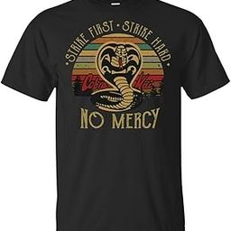 Cool Cobra Kai No Mercy Karate Kid First Strike Hard 80s Film Movie T-Shirt Cotton T-Shirt - Regular Fit, Printed T-Shirts for Men 3887-image-17